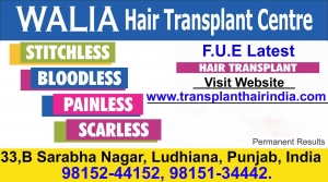 FUE Hair Transplant in India Ludhiana Punjab